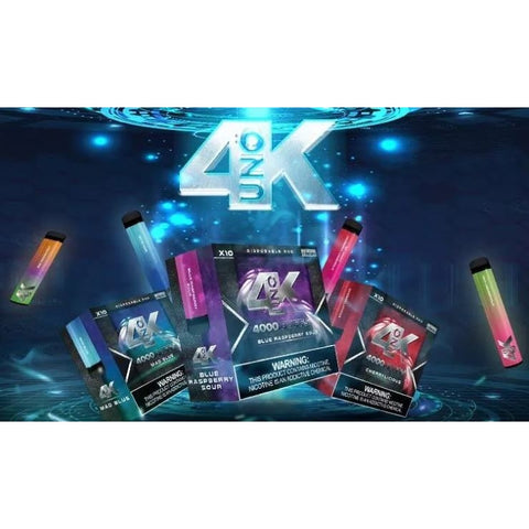 Uno 4K | 4000 Puff Disposable Vape | 23 Flavors
