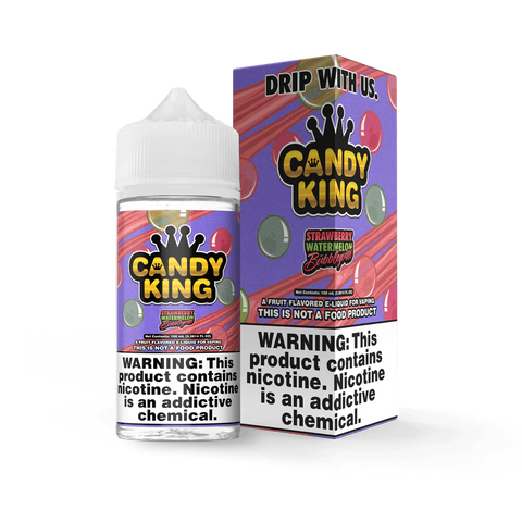 Strawberry Watermelon Bubblegum - Candy King - 100mL