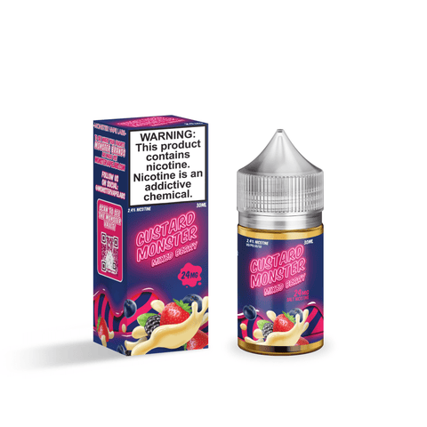 Mixed Berry SALT - Custard Monster - 30mL