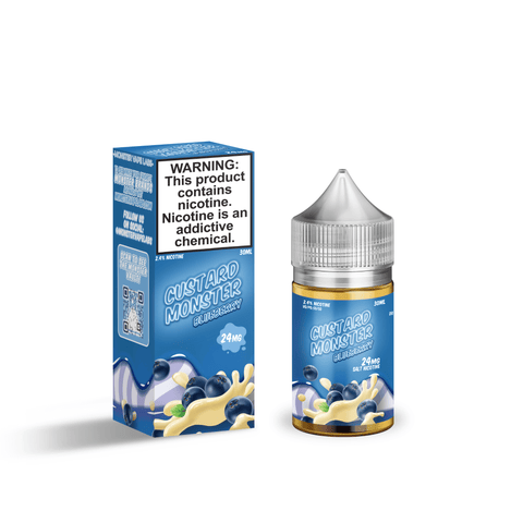 Blueberry SALT - Custard Monster - 30mL