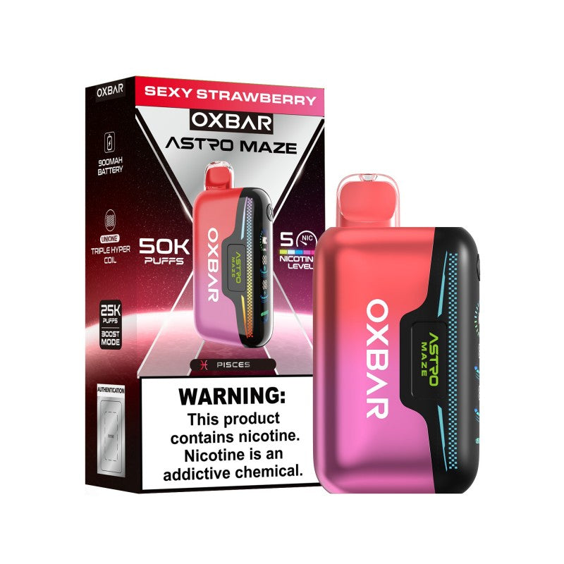 OXBAR ASTRO MAZE DISPOSABLE VAPE  ADJUSTABLE NICOTINE LEVEL