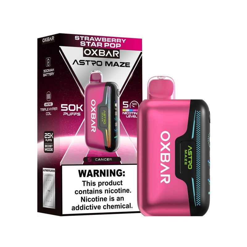 OXBAR ASTRO MAZE DISPOSABLE VAPE  50K PUFF