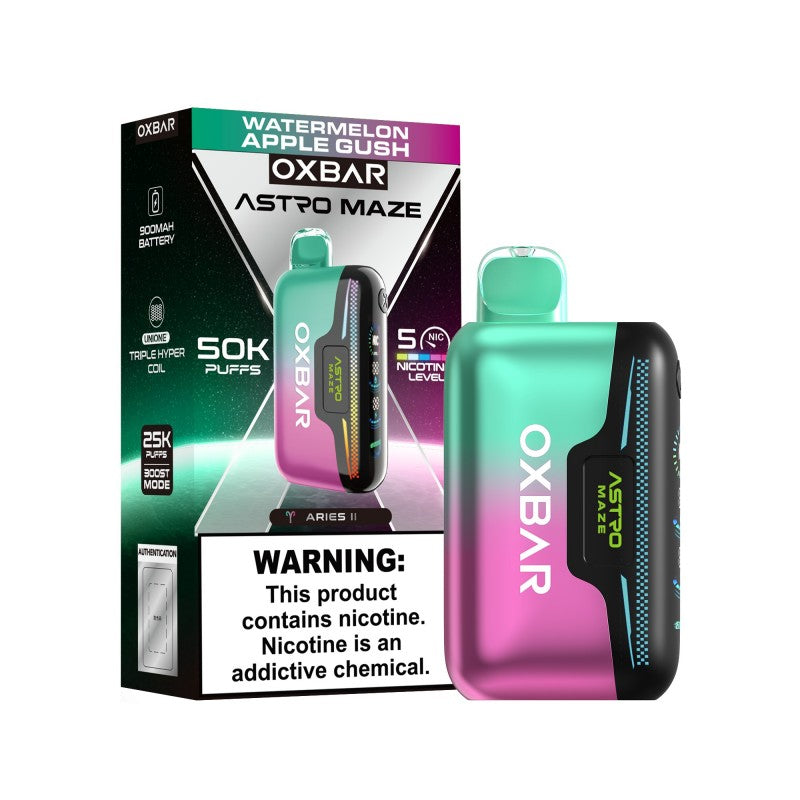 OXBAR ASTRO MAZE DISPOSABLE VAPE  FLAVOR LIST