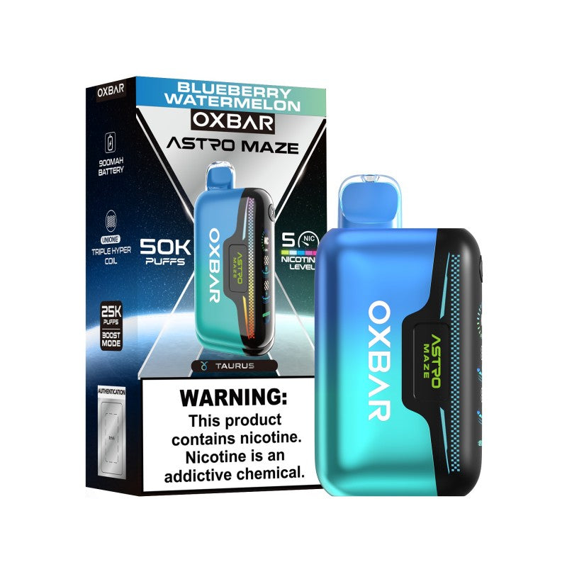 OXBAR ASTRO MAZE DISPOSABLE VAPE BLUEBERRY WATERMELON