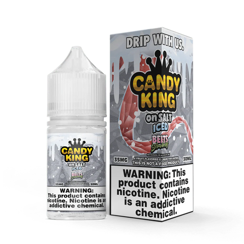 Strawberry Belts SALT on ICE - Candy King On SALT - 30mL