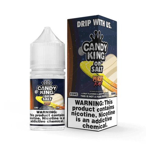 Peachy Rings SALT - Candy King On SALT - 30mL