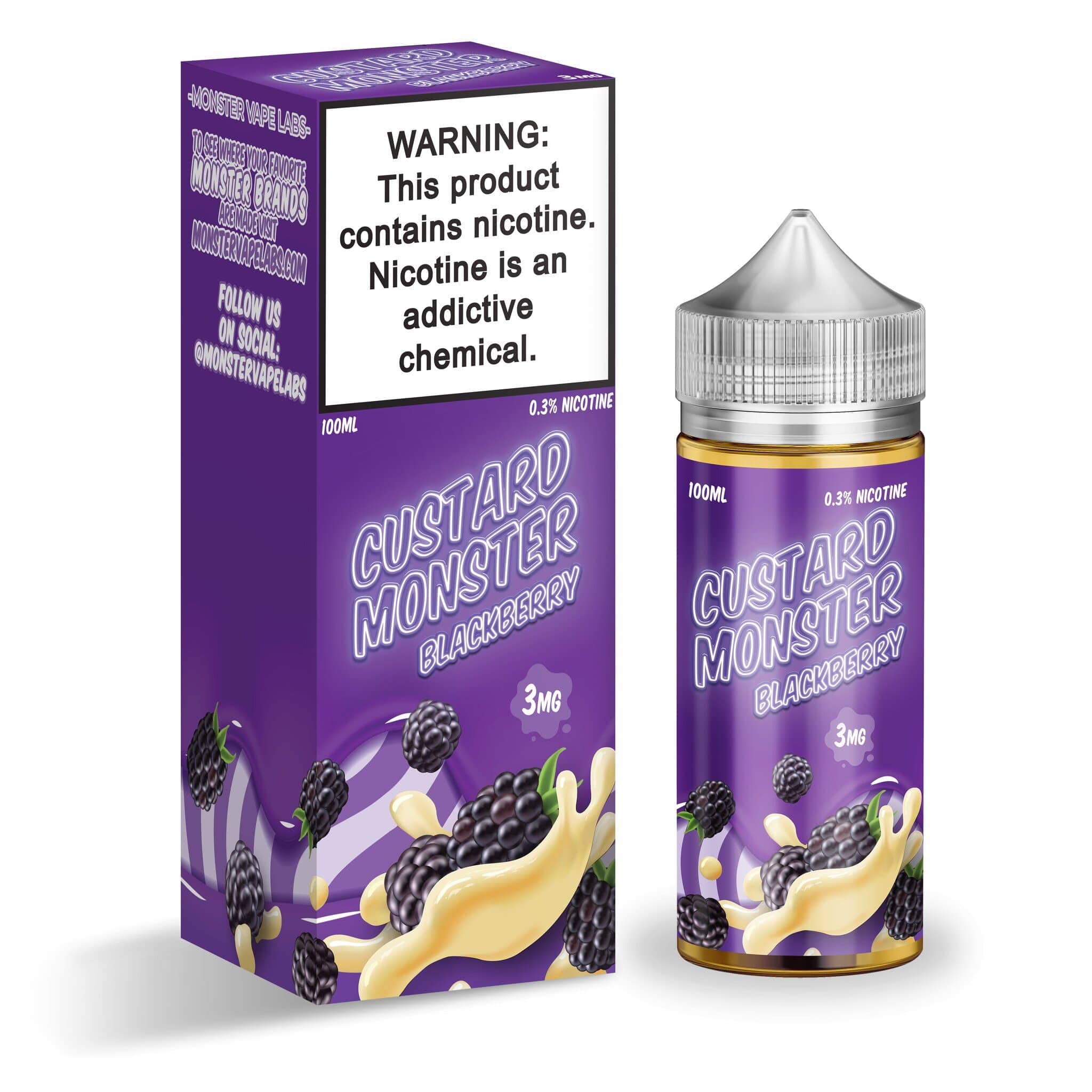 Blackberry - Custard Monster - 100mL