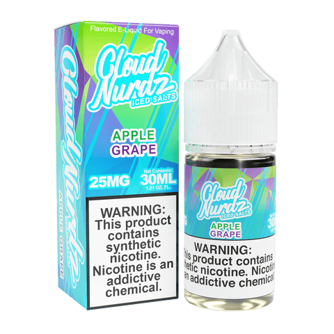 ICED Apple Grape SALT - Cloud Nurdz - 30mL