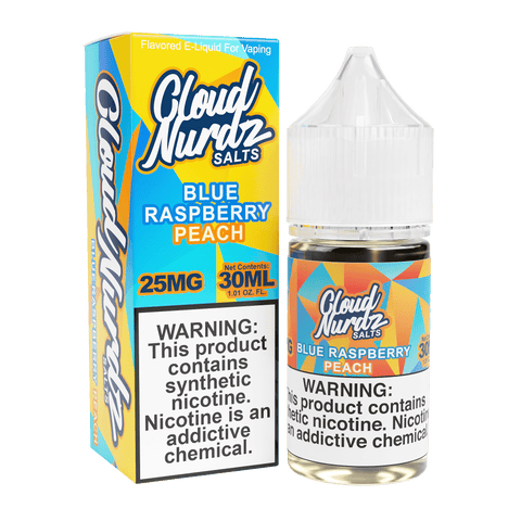 Blue Raspberry Peach SALT - Cloud Nurdz - 30mL