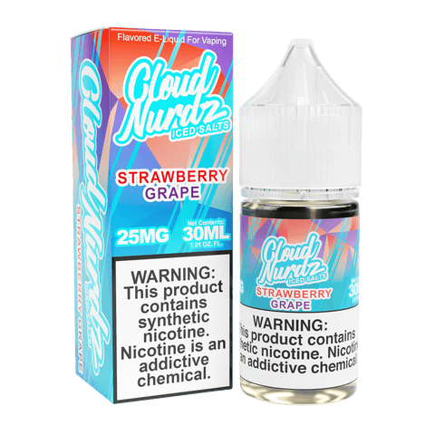 ICED Strawberry Grape SALT - Cloud Nurdz - 30mL