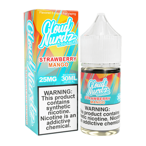 ICED Strawberry Mango SALT - Cloud Nurdz - 30mL