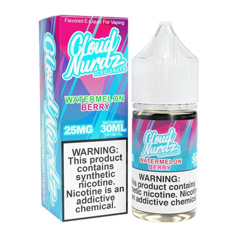 ICED Watermelon Berry SALT - Cloud Nurdz - 30mL