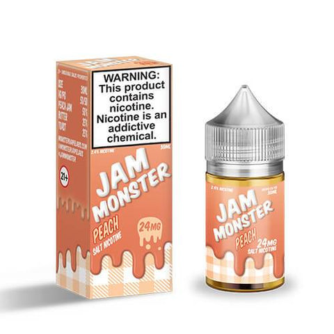 Peach SALT - Jam Monster - 30mL