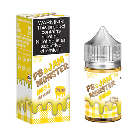 PB And Banana SALT - Jam Monster - 30mL