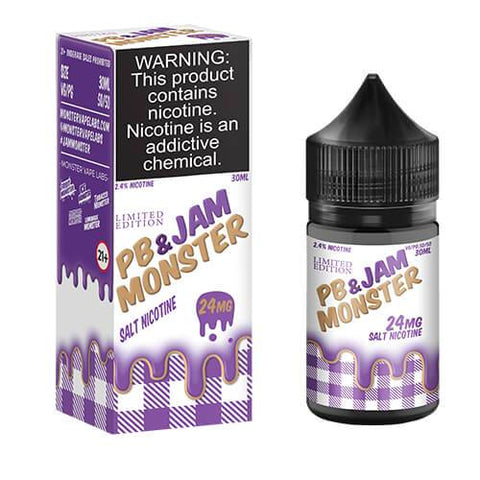 PB And Grape SALT - Jam Monster - 30mL