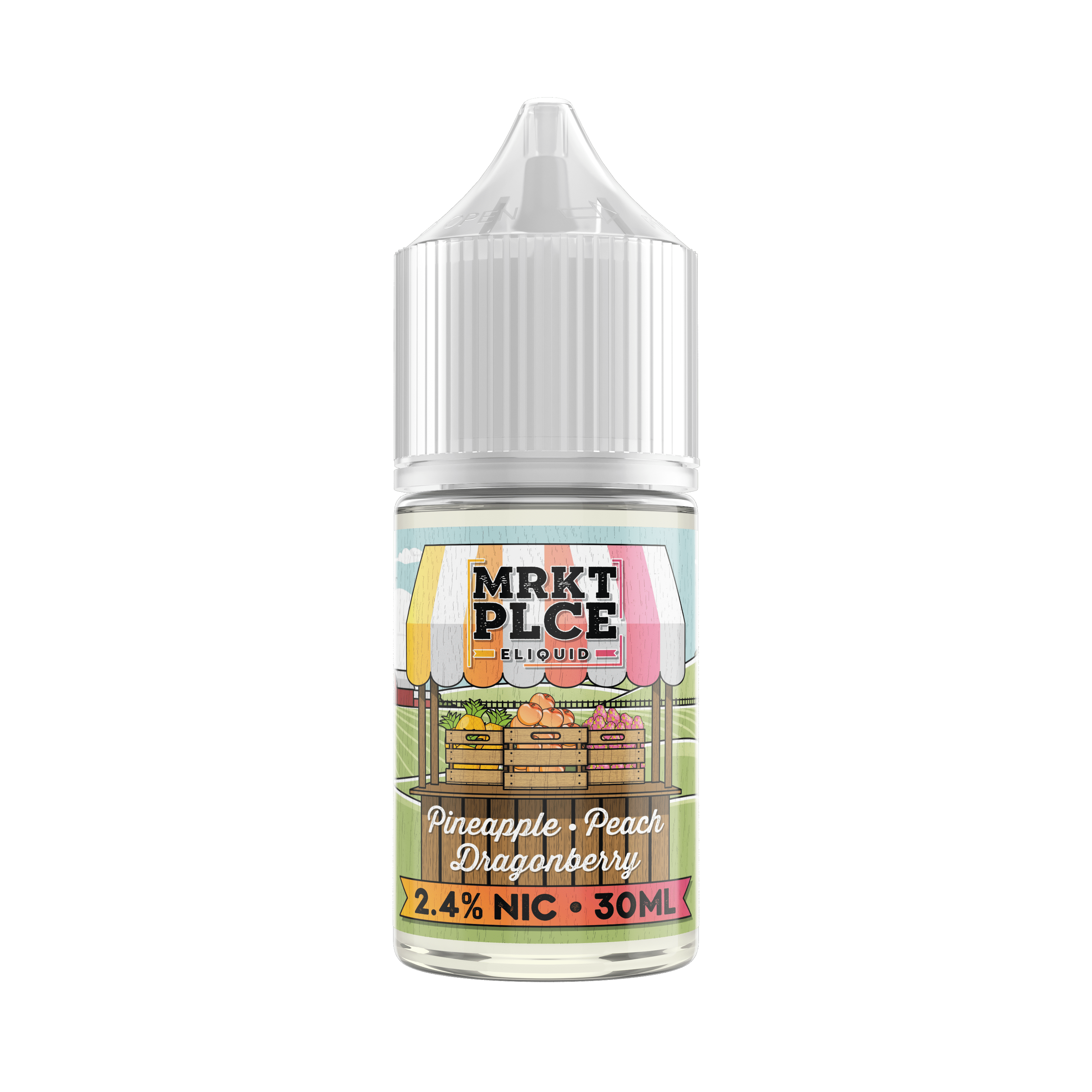 Pineapple Peach Dragonberry Salt - MRKT PLCE Salts - 30mL