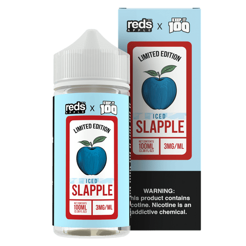 ICED Slapple - Red's Apple E-Juice x Keep It 100 - 100mL
