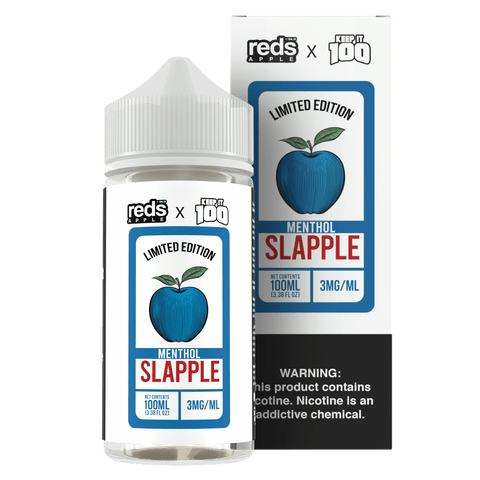 Slapple Menthol - Red's Apple E-Juice x Keep It 100 - 100mL