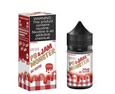 PB And Strawberry SALT - Jam Monster - 30mL