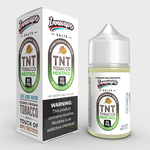 TNT Tobacco Menthol SALT - Innevape E-Liquids - 30mL