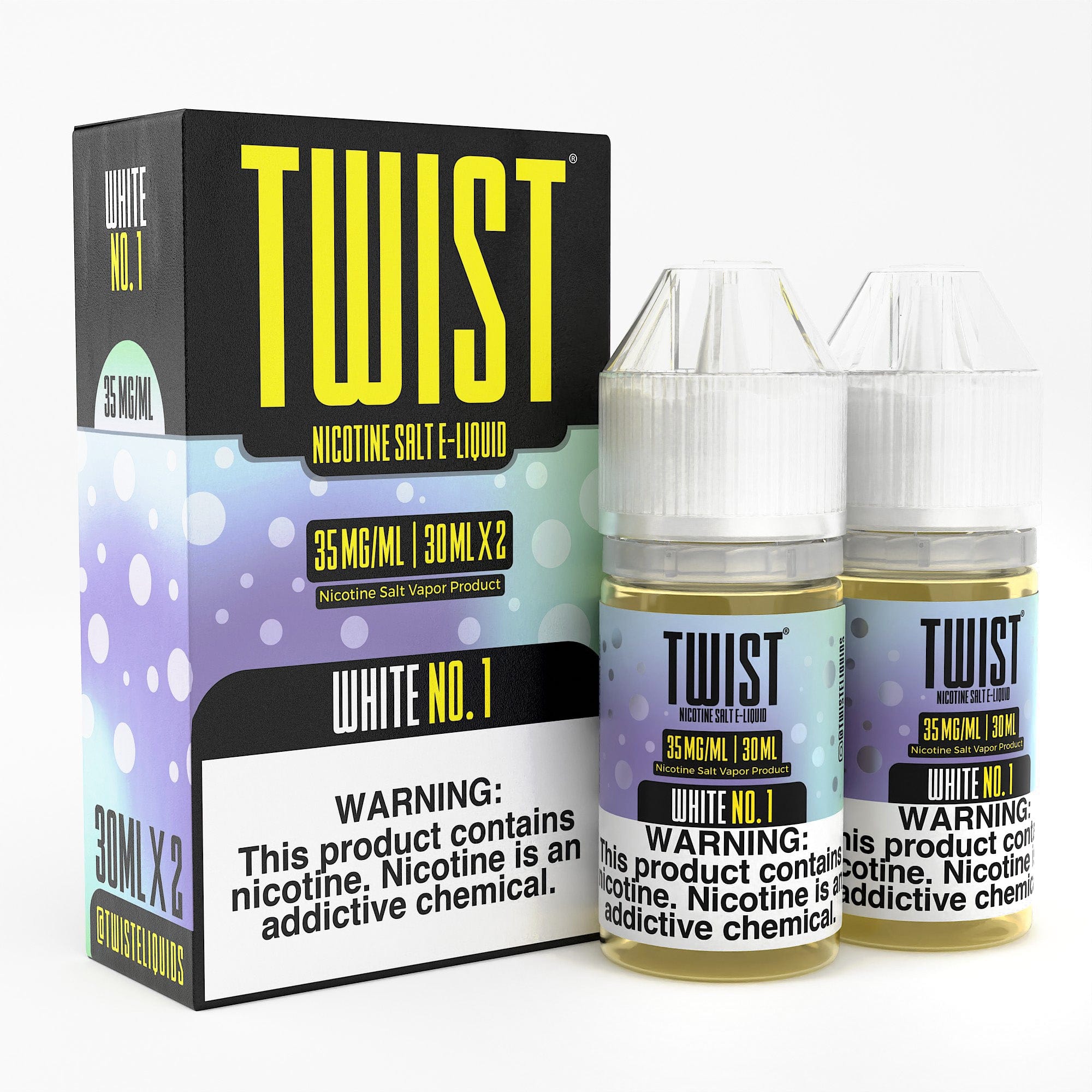 White No. 1 SALT - Twist E-Liquids - 60mL