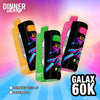 Dinner Lady Galax 60K Puff Flavor Vape disposable texas compliant