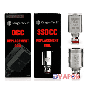 Kanger Vertical OCC or SSOCC New Style Replacement Coils for Subtank 5 Pack